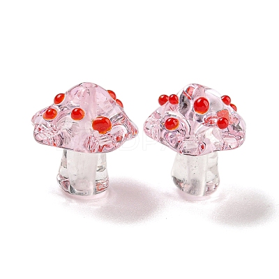 Handmade Bumpy Lampwork Beads LAMP-S067-01F-1