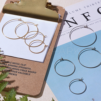 Stainless Steel Earring Hoops STAS-PH0019-34-1
