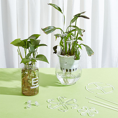 5Pcs 5 Styles Acrylic Plant Support Ring DIY-GA0007-92-1