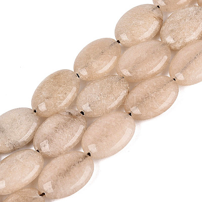 Dyed Natural White Jade Beads Strands G-N370-01A-14-1