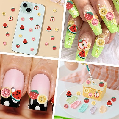 100G Handmade Polymer Clay Nail Art Decoration CLAY-YW0002-56A-1
