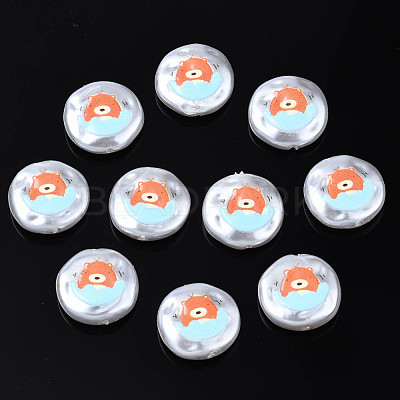 3D Printed ABS Plastic Imitation Pearl Beads KY-S163-429-1