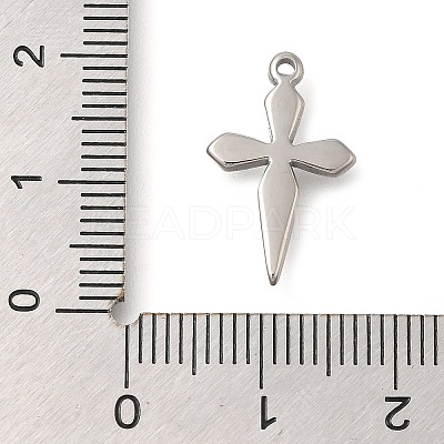 Anti-Tarnish 304 Stainless Steel Pendants STAS-P369-06P-1