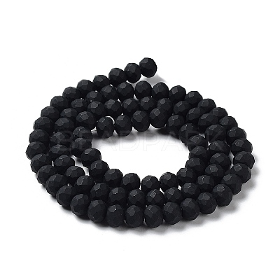 Glass Beads Strands EGLA-A034-P10mm-MD-M-1