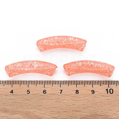 Transparent Crackle Acrylic Beads CACR-S009-001A-N52-1