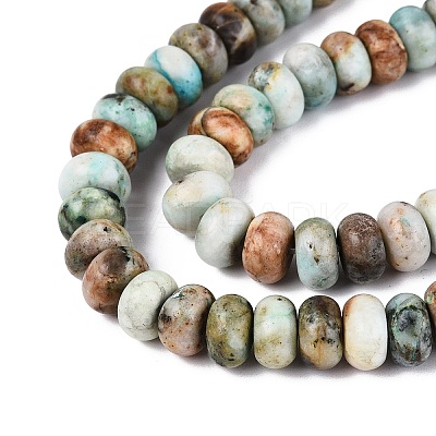 Natural Chrysocolla and Lapis Lazuli Beads Strands G-N367-02A-13-1