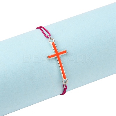 Elastic Cord Bracelet Making X-AJEW-JB00008-07-1