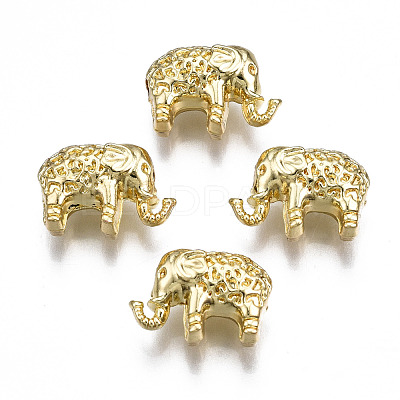 Rack Plating Alloy Beads PALLOY-T077-134LG-RS-1
