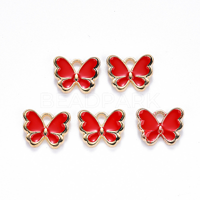 Alloy Enamel Charms X-ENAM-S121-070B-1
