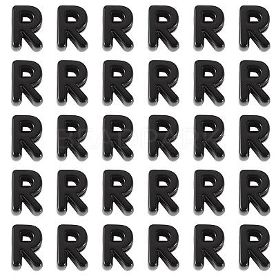 Acrylic European Beads OACR-TAC0013-14R-1