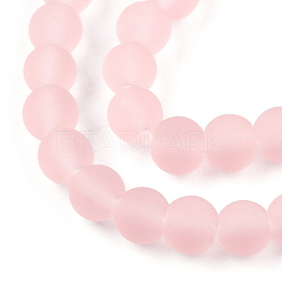 Transparent Glass Beads Strands LS-GLAA-T032-T4mm-MD10-1