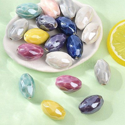 Glazed Porcelain Beads PW-WG559A4-M-1