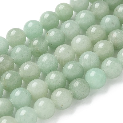 Natural Green Aventurine Beads Strands G-F591-16-1