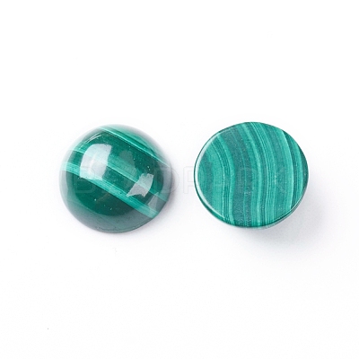 Natural Malachite Cabochons X-G-E557-06C-1
