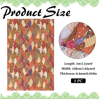 Japanese Style Cotton Fabric DIY-WH0504-889E-1