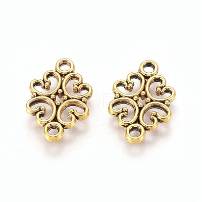 Tibetan Style Links connectors X-TIBEP-S005-AG-FF-1