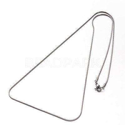 Tarnish Resistant 304 Stainless Steel Snake Chains Necklaces NJEW-O058-22P-1