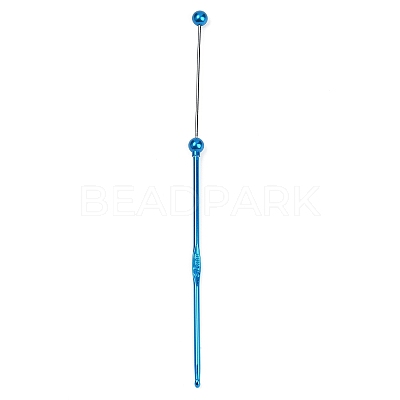 DIY Alloy Beadable Crochet Hooks LS-AJEW-A064-02E-1