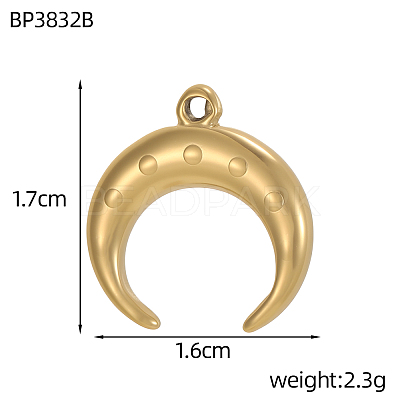 304 Stainless Steel Pendants SA-OY001-01G-1