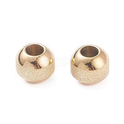 Ion Plating(IP) Textured 304 Stainless Steel Beads STAS-P306-01C-G-1