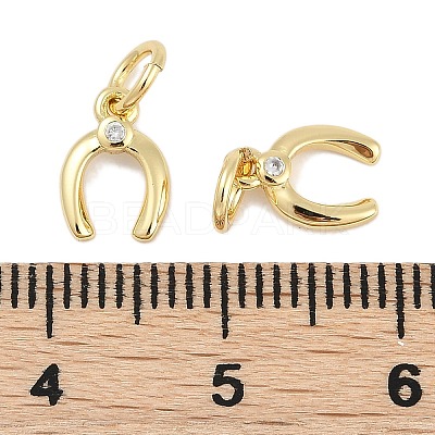 Rack Plating Brass Pendants KK-Q028-25G-1