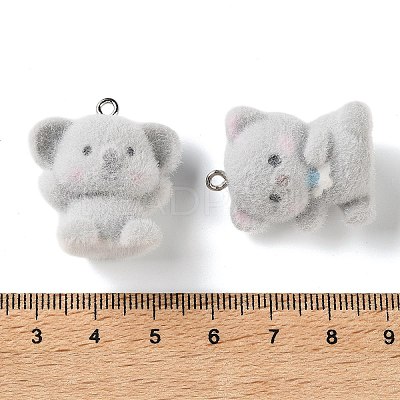Flocking Opaque Resin Pendants RE-CBA4F9B-03-1