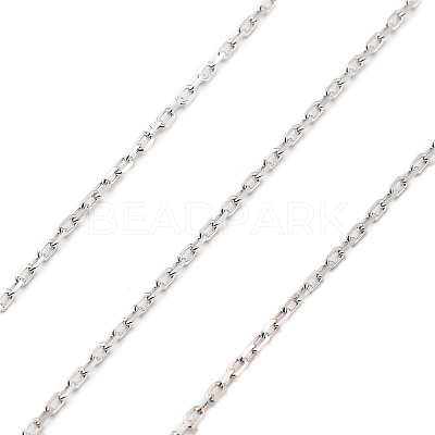 925 Sterling Silver Paperclip Chains STER-P064-04S-1