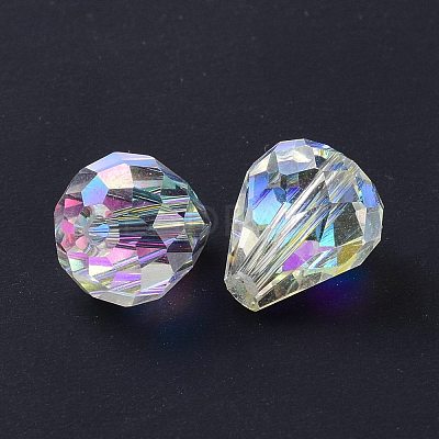 Imitation Austrian Crystal Beads SWAR-F062-8x6mm-32-1