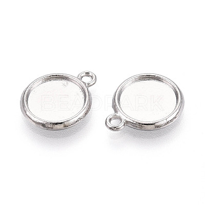 Tibetan Style Alloy Charms Cabochon Settings PALLOY-N178-12AS-A-1