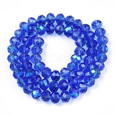 Electroplate Glass Beads Strands LS-EGLA-A034-T2mm-L26-1