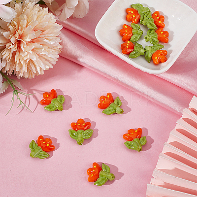 12Pcs Handmade Lampwork Beads LAMP-PA0001-03A-1