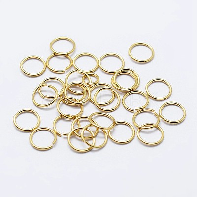 925 Sterling Silver Saw Cut Open Jump Rings STER-F036-02G-0.6x6mm-1