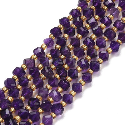 Natural Amethyst Beads Strands G-P463-23-1
