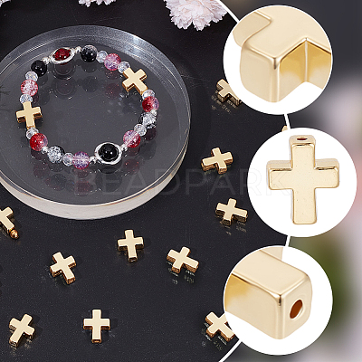 10Pcs Alloy Beads TIBEB-BBC0001-03G-1
