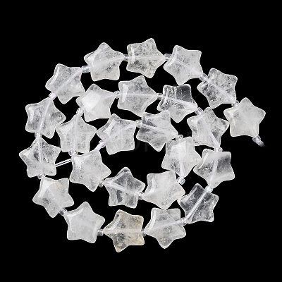 Natural Quartz Crystal Beads Strands G-NH0005-027-1