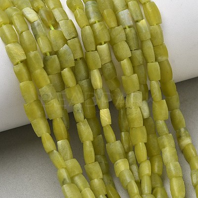 Natural Afghan Green Jade Beads Strands G-K365-G01-01-1