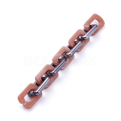 Handmade Acrylic Cable Chains AJEW-JB00673-1
