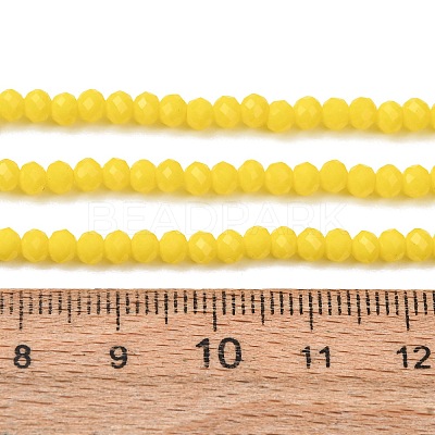 Imitation Jade Glass Bead Strands GLAA-F001-3x2mm-11-1