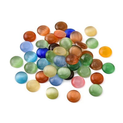 Cat Eye Cabochons CE-J002-8mm-M-1