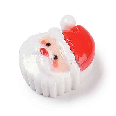 Opaque Christmas Theme Resin Cabochons LS-RESI-H162-06J-1
