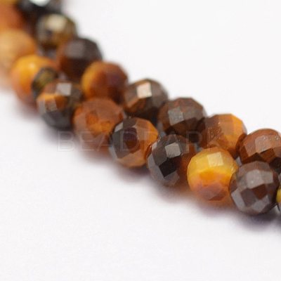 Natural Tiger Eye Beads Strands LS-G-F460-61-1