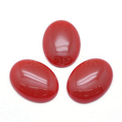 Natural Red Jasper Cabochons X-G-P393-I05-1