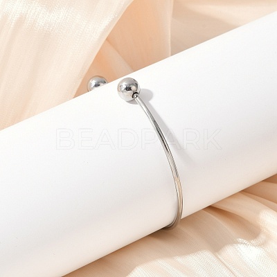 304 Stainless Steel European Style Torque Bangles Making PPJ-G001-04P-A-1