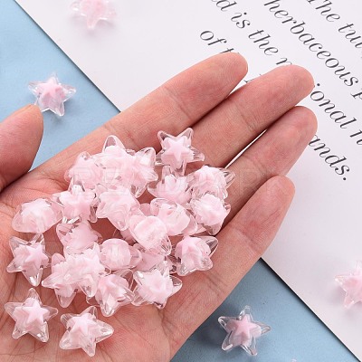 Transparent Acrylic Beads TACR-S152-11A-08-1