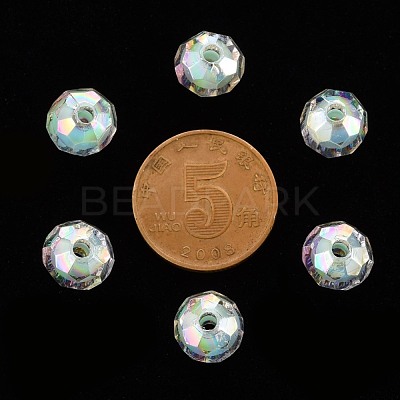 Transparent Acrylic Beads TACR-S152-04B-SS2111-1