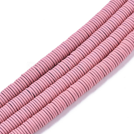 Spray Painted Non-magnetic Synthetic Hematite Beads Strands G-R0468-03D-09-1