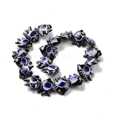 Handmade Porcelain Beads PORC-G002-54B-1