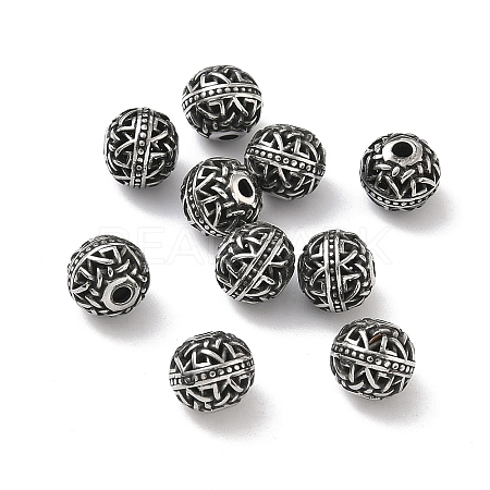 Retro 316 Surgical Stainless Steel Beads STAS-L307-17AS-07-1
