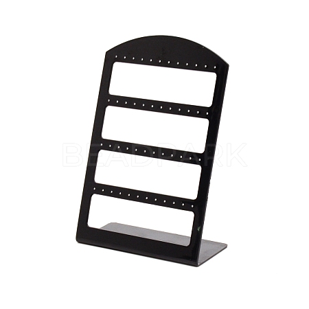 Plastic Earring Displays EDIS-WH0029-10B-1