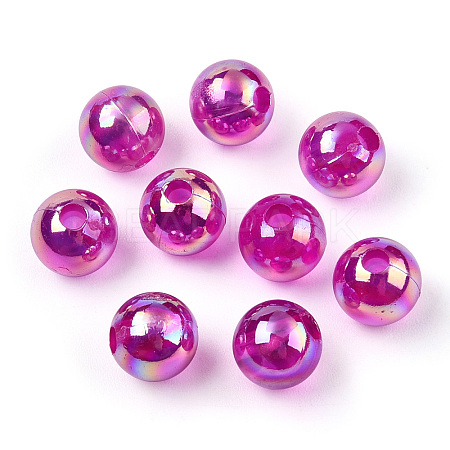 Transparent Acrylic Beads MACR-T046-01C-10-1